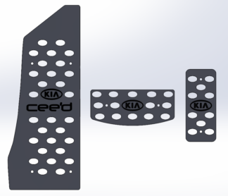 Накладки Kia Ceed 2006-2012