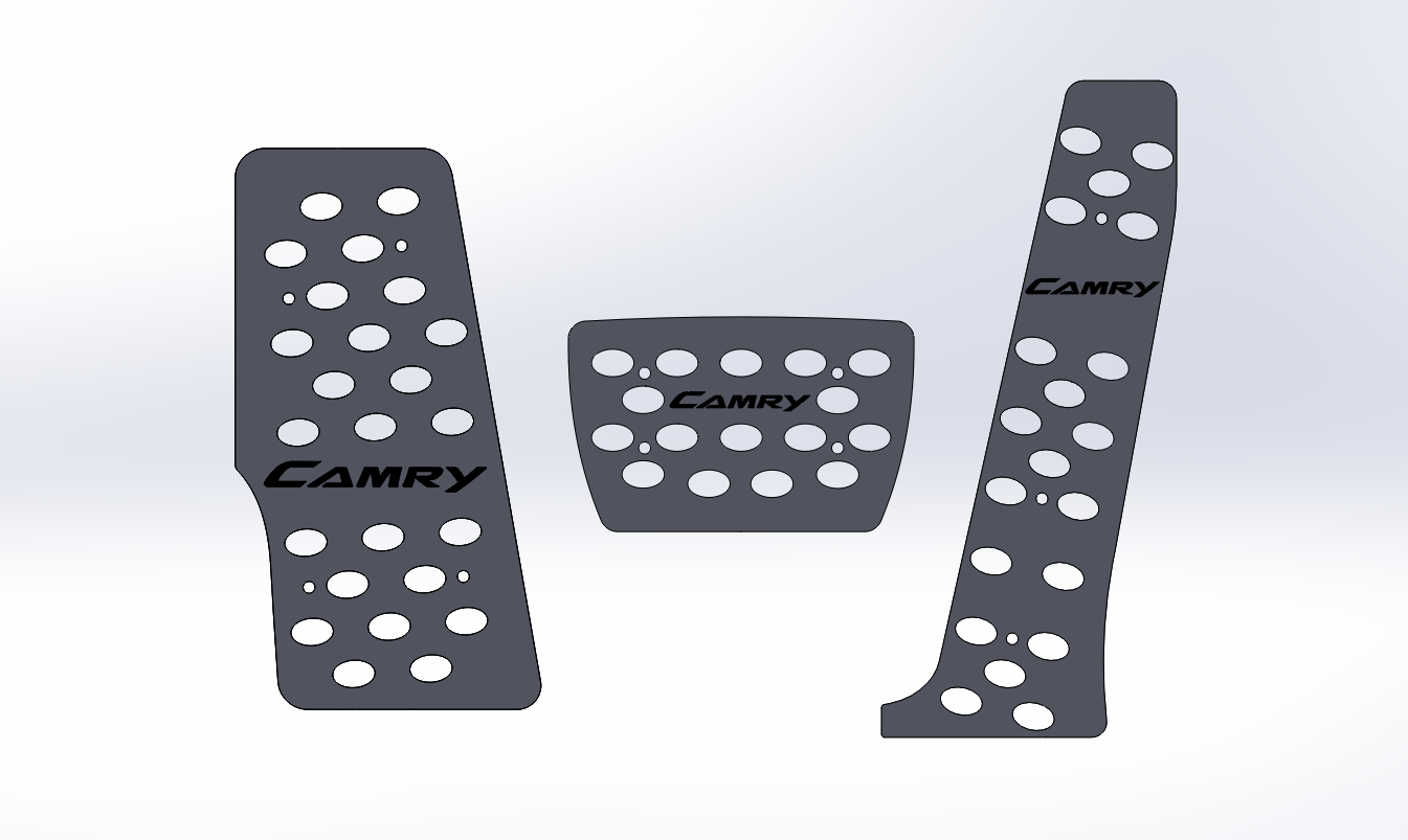 Накладки на педали Toyota Camry XV70