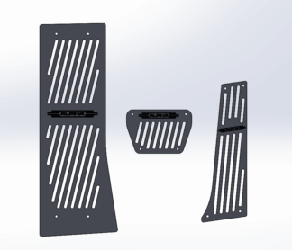 Накладки на педали Alpina BMW G05 X5