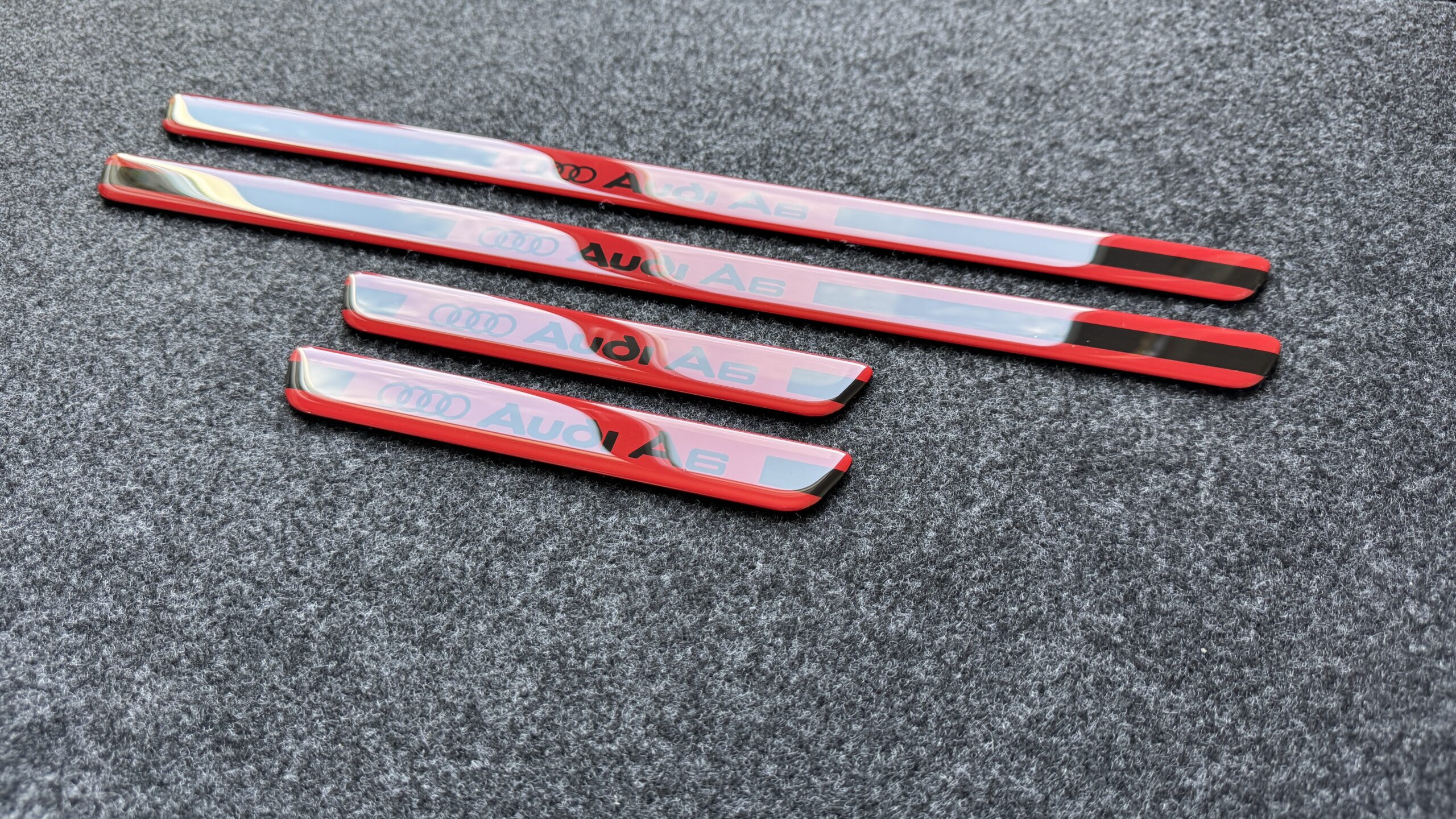 Накладки на порги Audi A6 C7 — изображение 3