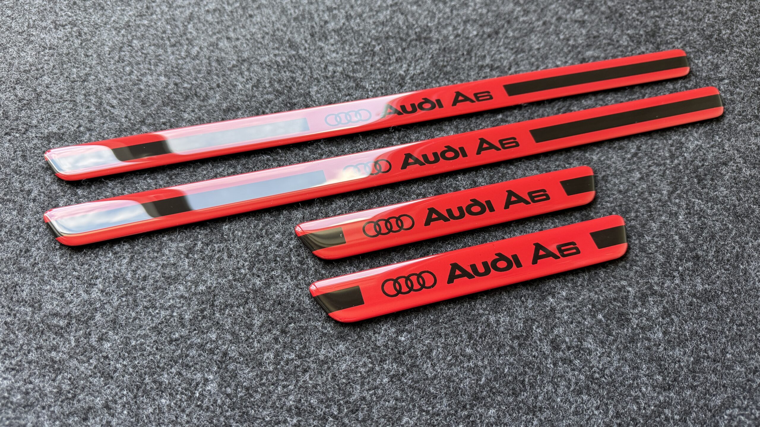 Накладки на порги Audi A6 C7 — изображение 2